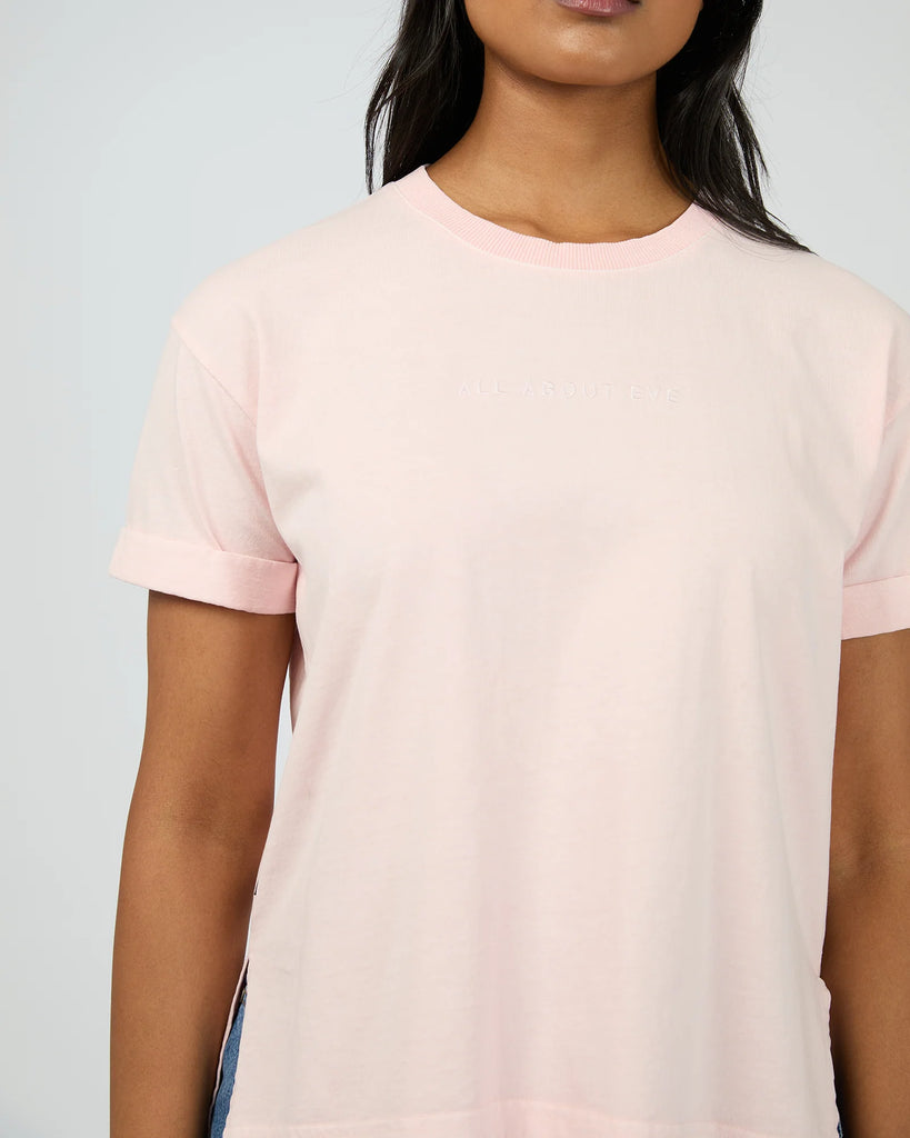 All About Eve Washed Tee - Light Pink