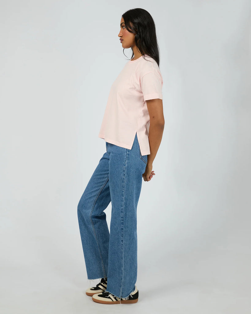 All About Eve Washed Tee - Light Pink