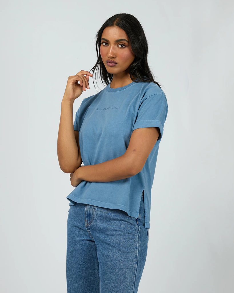 All About Eve Washed Tee - Denim