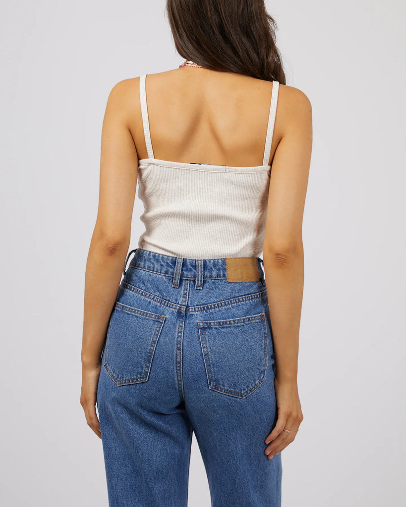 All About Eve Eve Rib Baby Cami Oatmeal