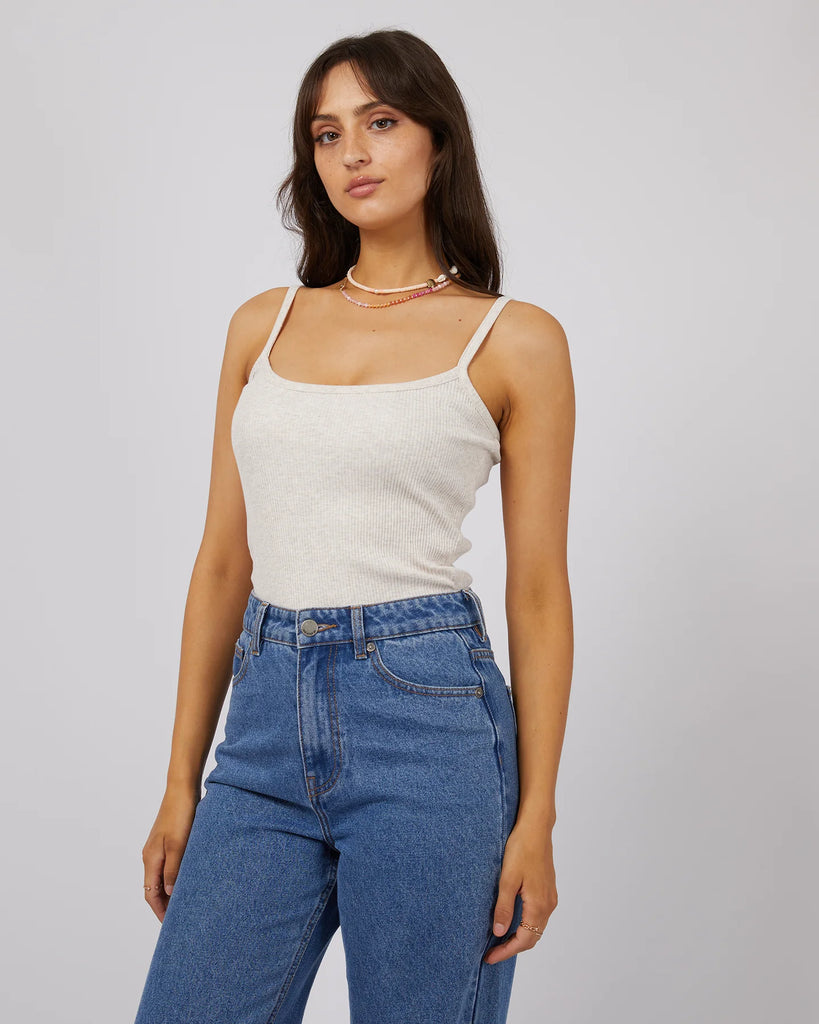 All About Eve Eve Rib Baby Cami Oatmeal