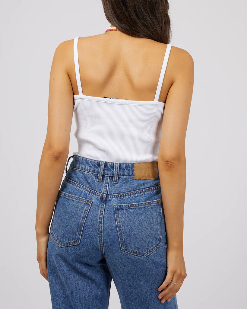 All About Eve Eve Rib Baby Cami White