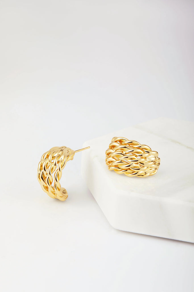 Zafino Sarah Hoop - Gold