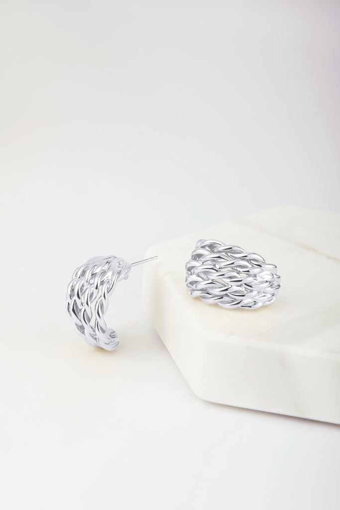 Zafino Sarah Hoop - Silver