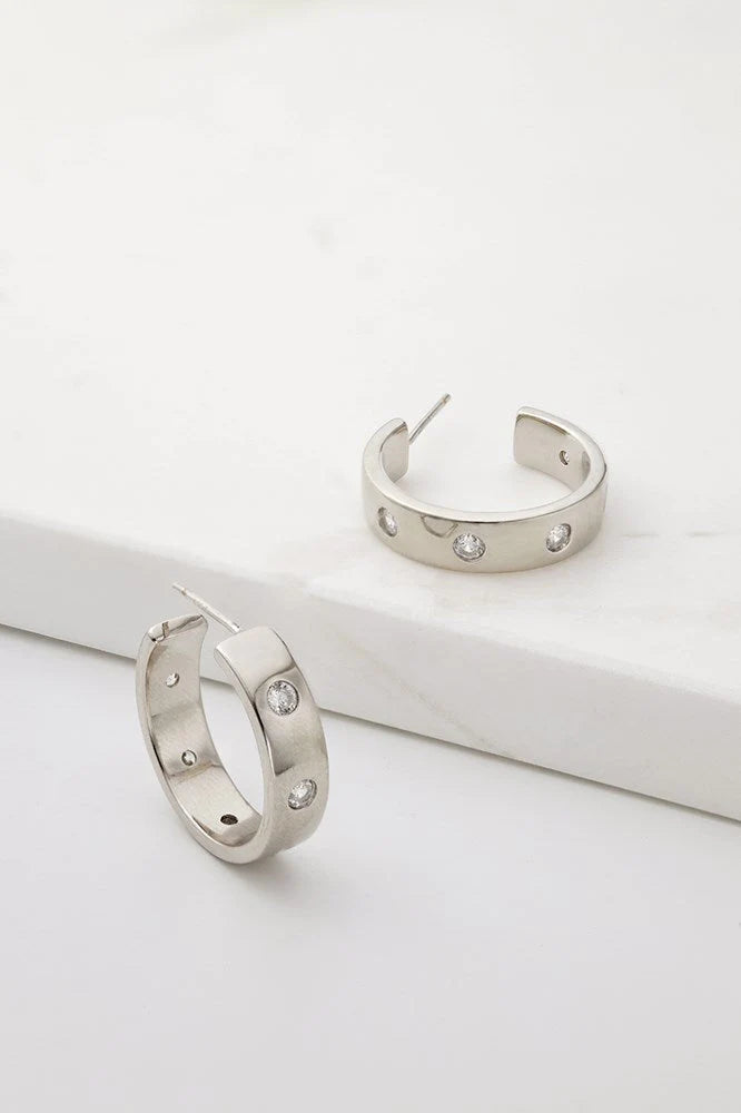 Zafino Kristen Hoop - Silver