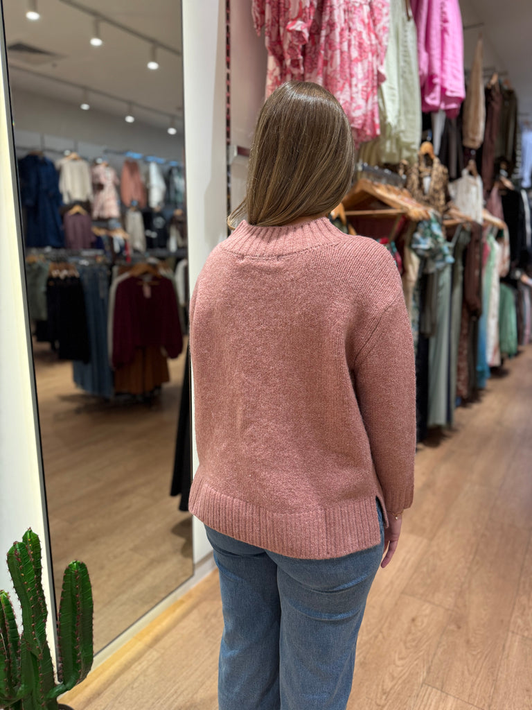 Foxwood Pepper Knit - Rose Pink