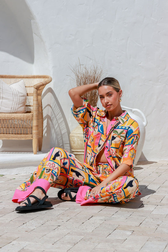 Hallia Pant - Multi Print