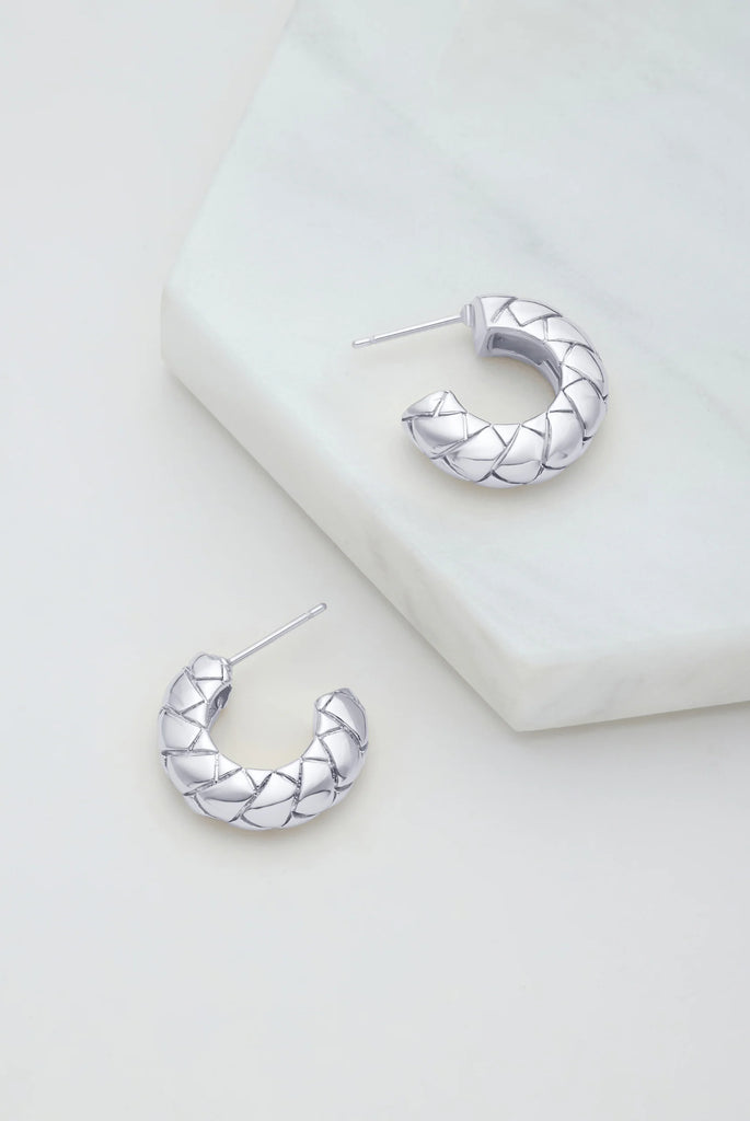 Zafino Briana Hoop - Silver