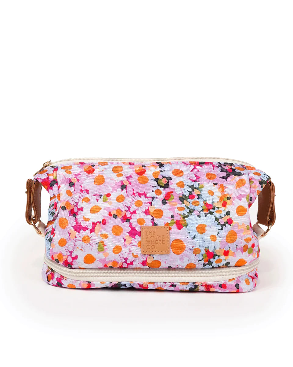 The Somewhere Co Daisy Days Cosmetic Bag