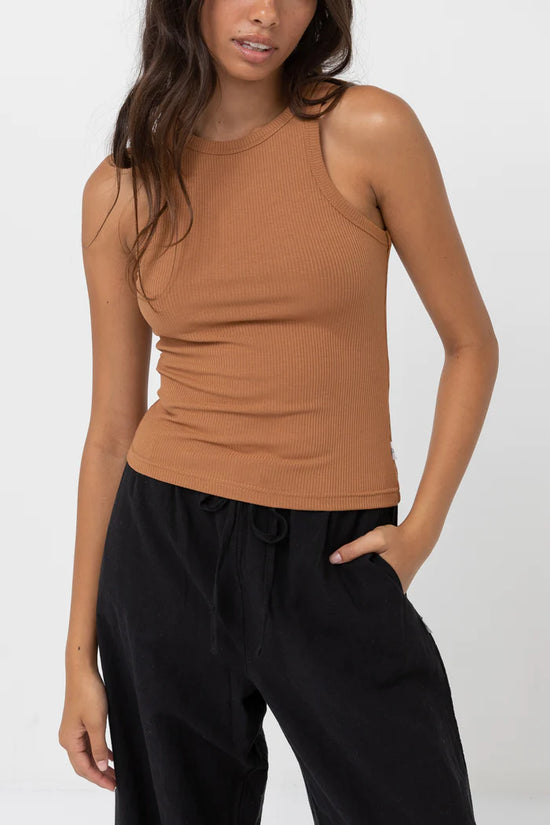 Load image into Gallery viewer, Rhythm Classic Tank Top - Caramel
