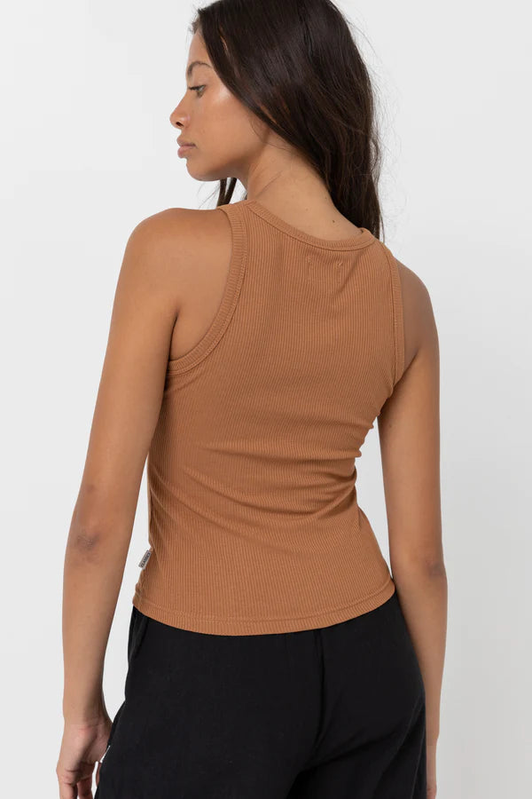 Load image into Gallery viewer, Rhythm Classic Tank Top - Caramel
