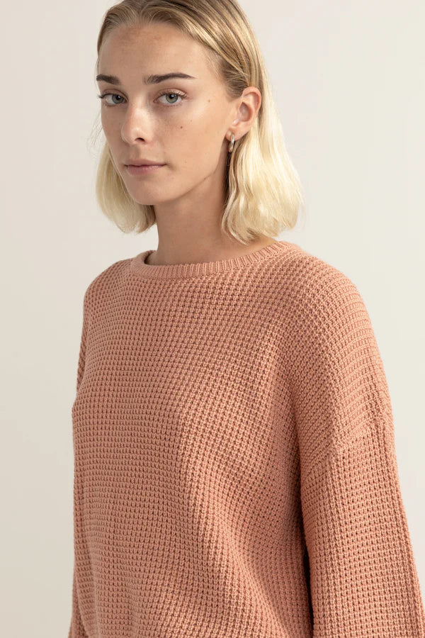 Rhythm Classic Knit Jumper - Rose