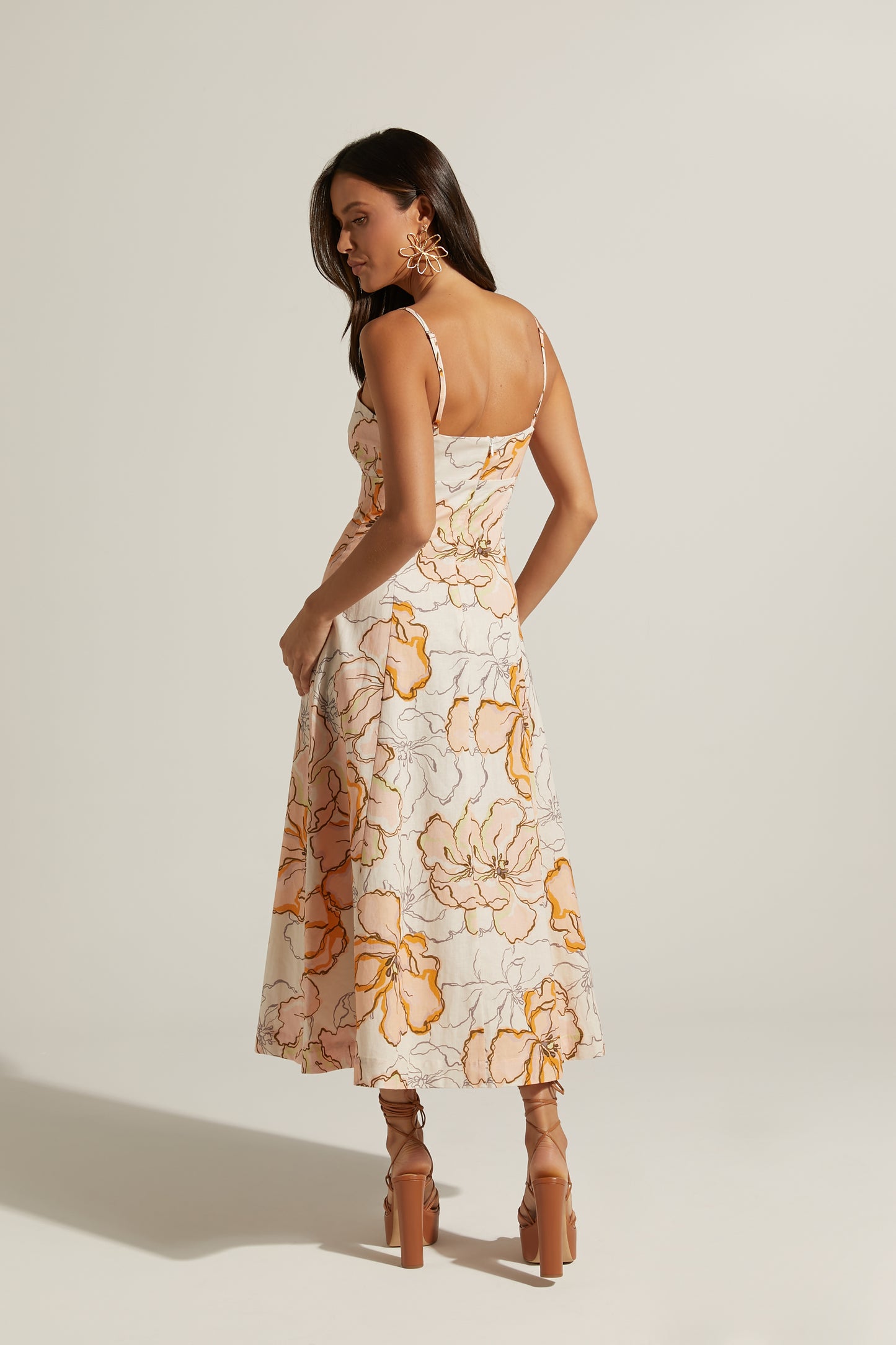 Amalie The Label Carietta Midi Dress - Maison Fleur