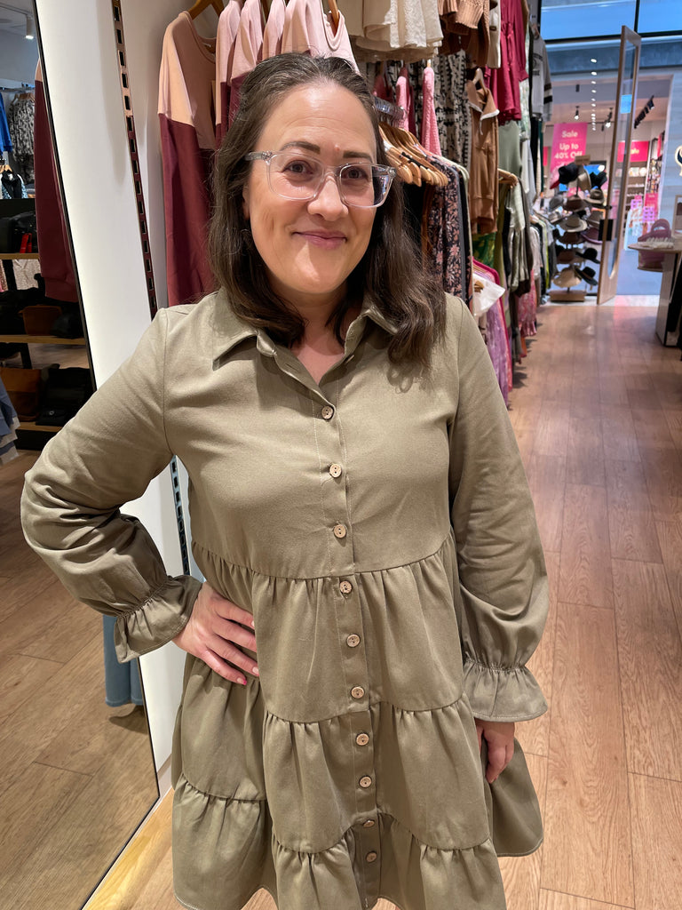 Baillmar Dress - Khaki