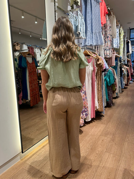 Load image into Gallery viewer, Jude Linen Pants - Taupe
