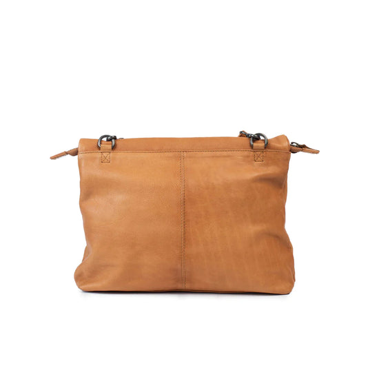 Dusky Robin Leather Delphi Bag - Black