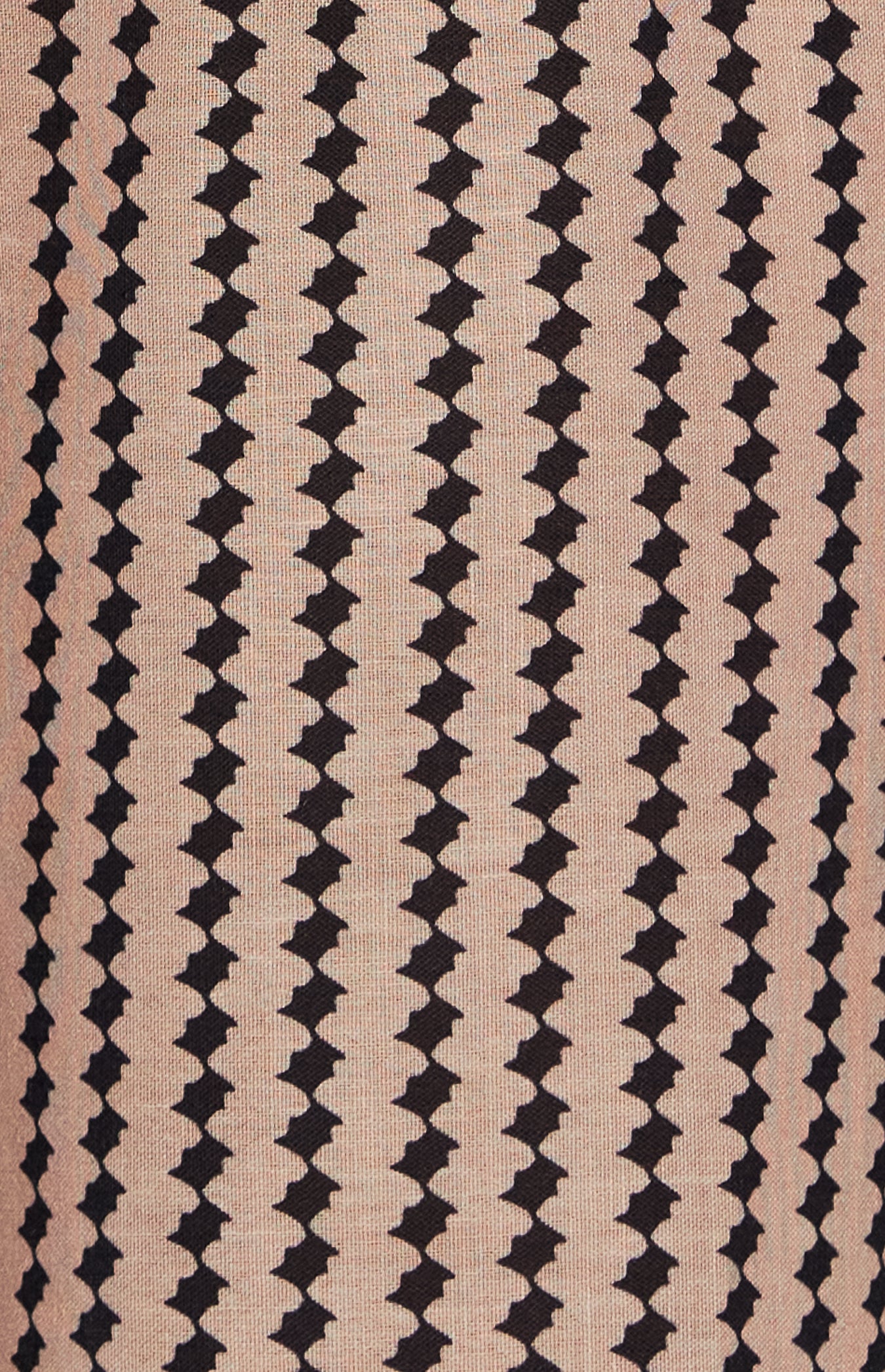 Madina Geo Print Jumpsuit - Mocha