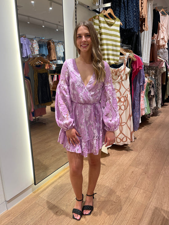 Penny Long Sleeve Dress - Lilac