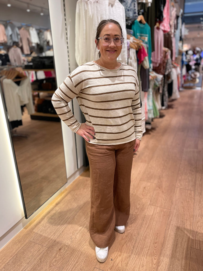 Jude Linen Pants - Mocha