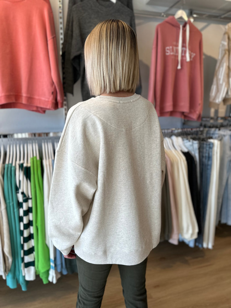 All About Eve Classic Crew - Oatmeal