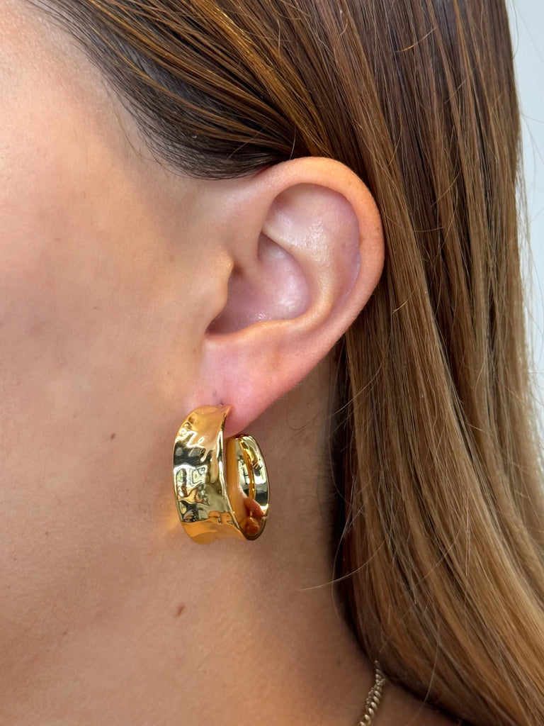 Zafino Bianca Hoop - Gold