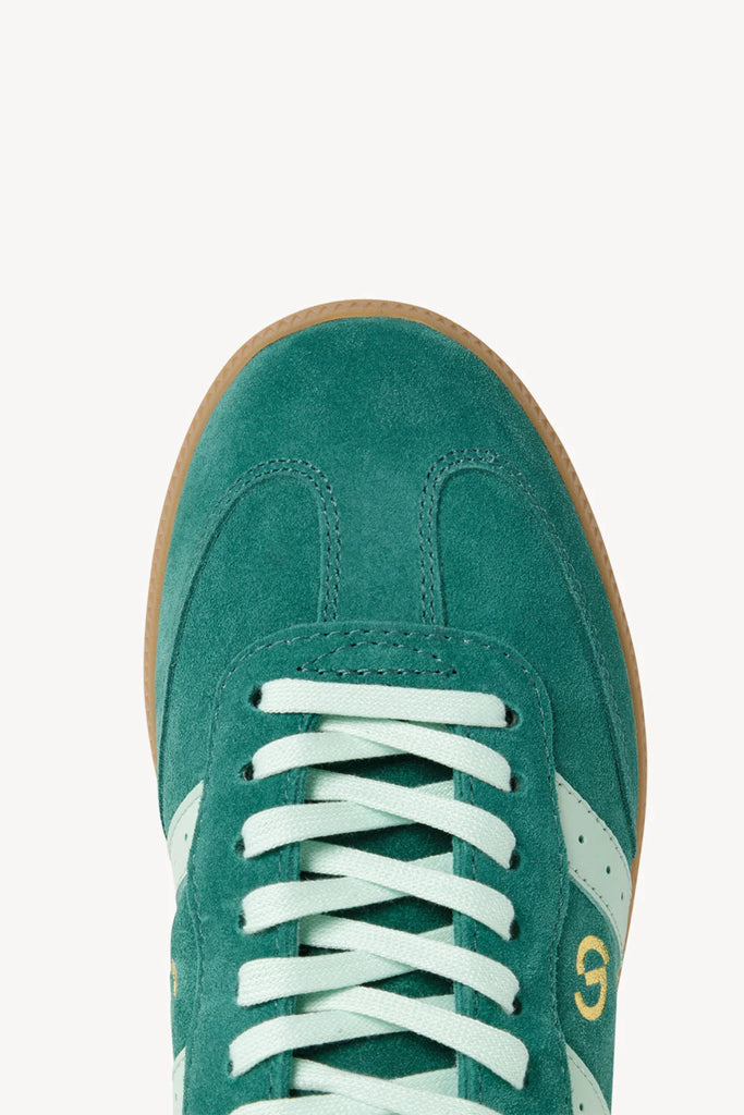 Goodsole 2001 Parallel Sneaker - Green/Mint Suede
