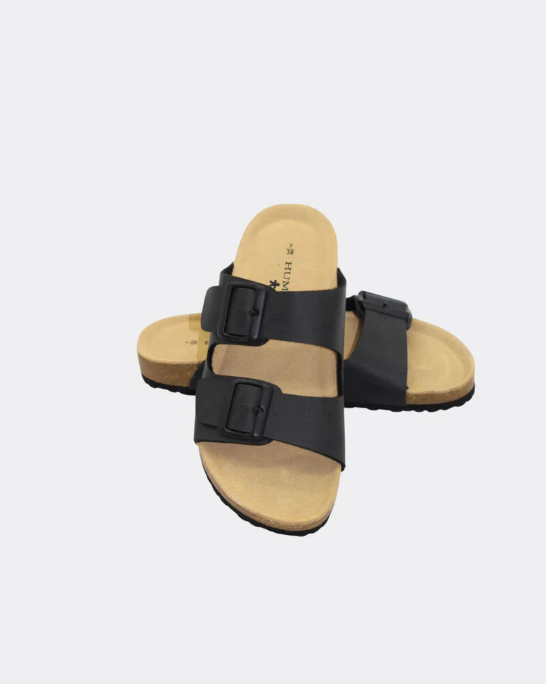 Human Ibiza Slide - Black