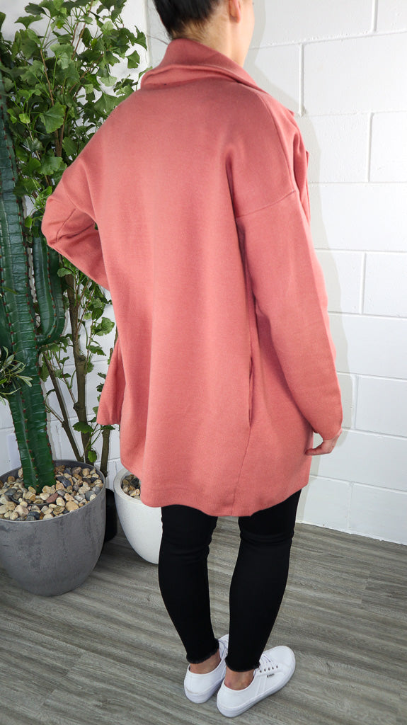 Zuzu Coatigan - Spiced Coral
