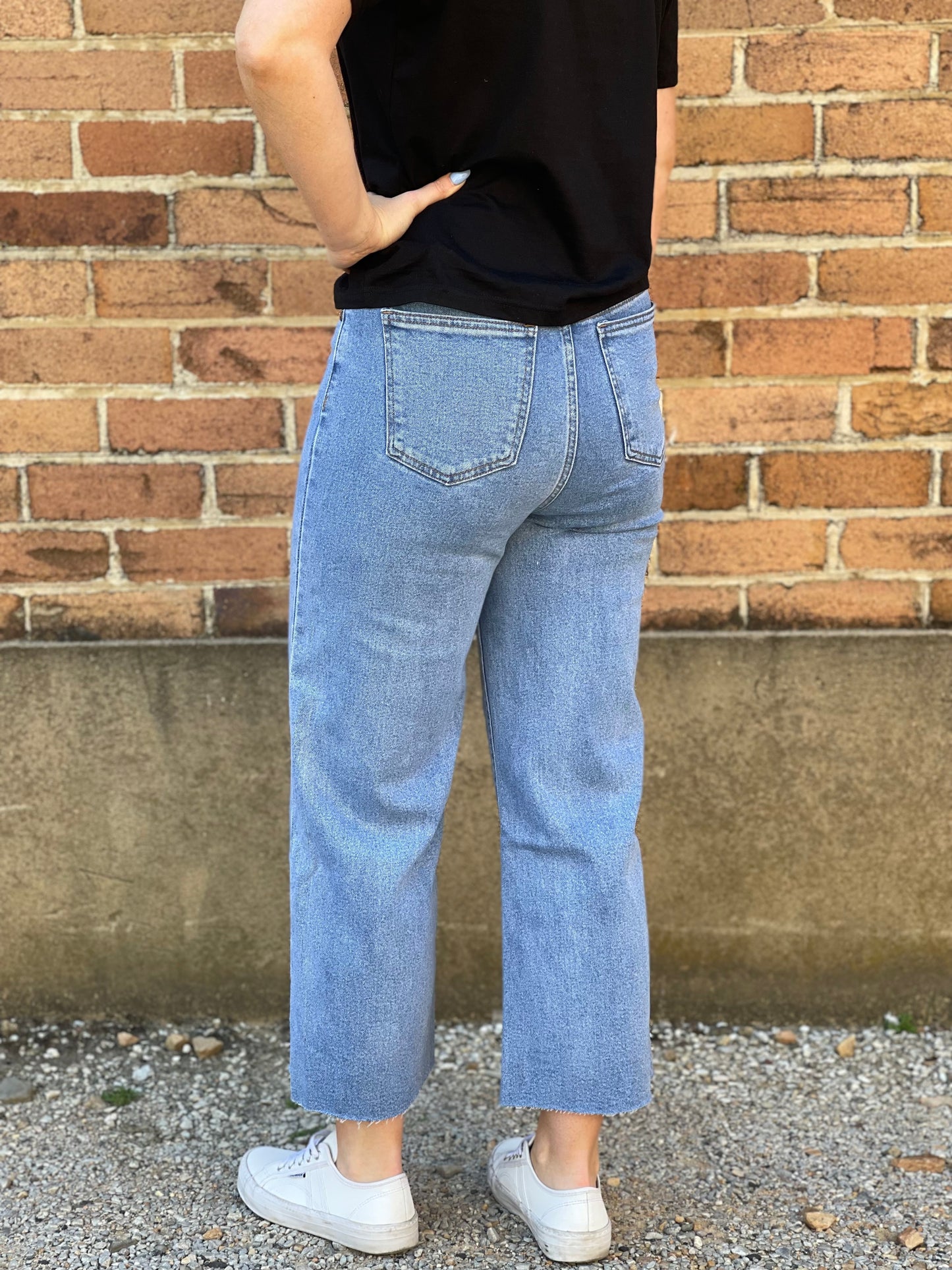 Charlie High Rise Wide Leg - Heritage Denim