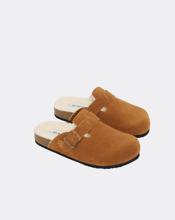 Human Lego Slide - Tan Suede
