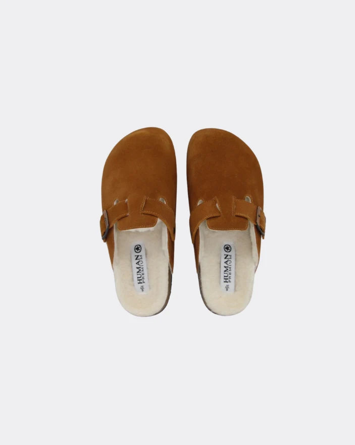 Human Lego Slide - Tan Suede