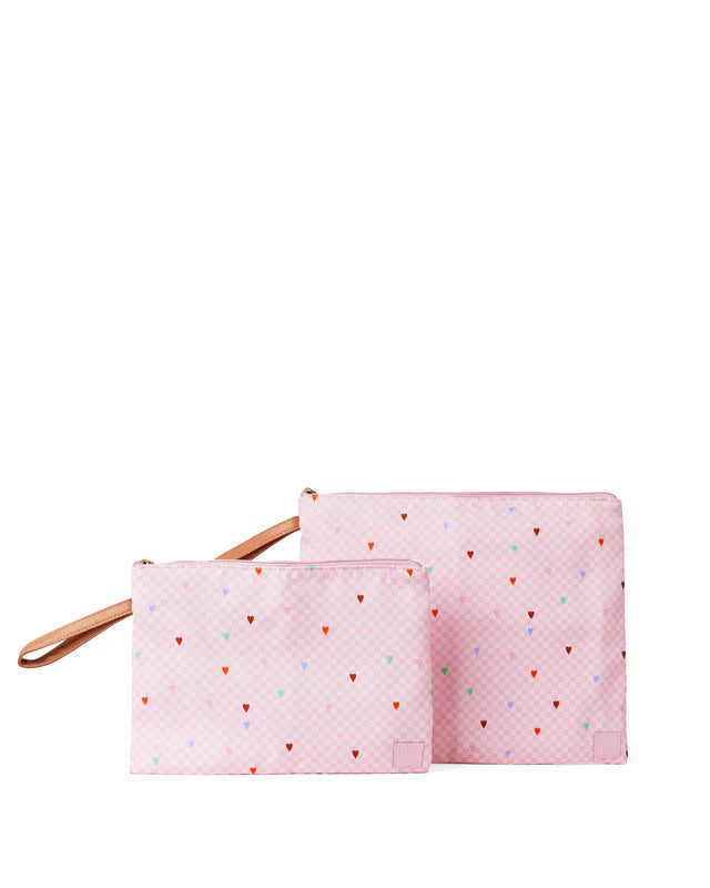 The Somewhere Co Large Wet Bag - Queen Of Hearts