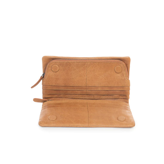 Load image into Gallery viewer, Dusky Robin Leather Lasca Purse - Tan
