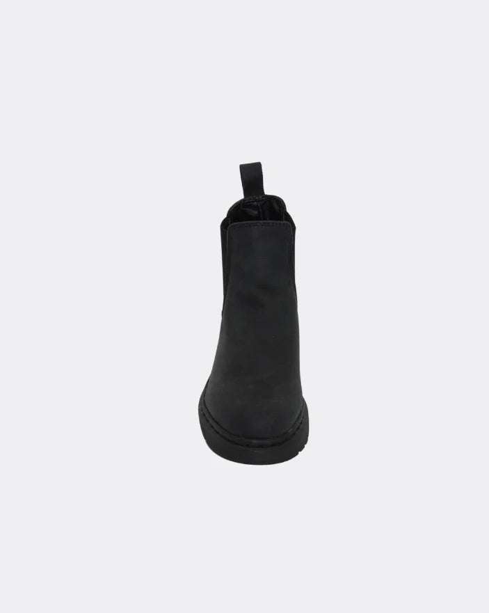 Human Naples Boot - Black Crazy Horse