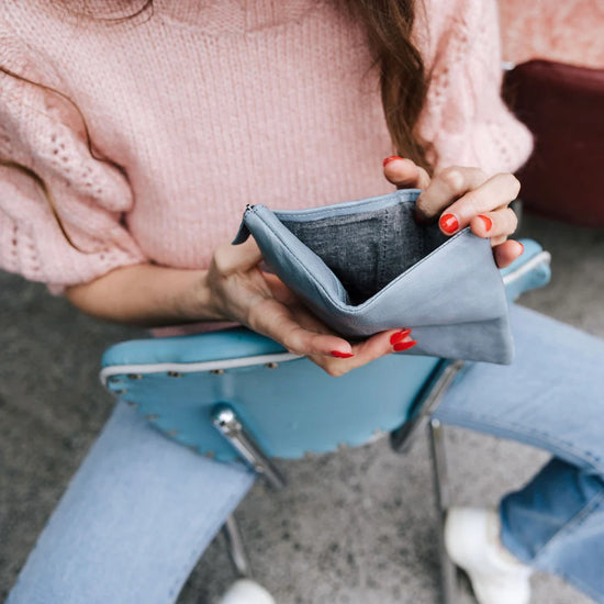 Dusky Robin Leather Dusky Purse - Dusty Pink