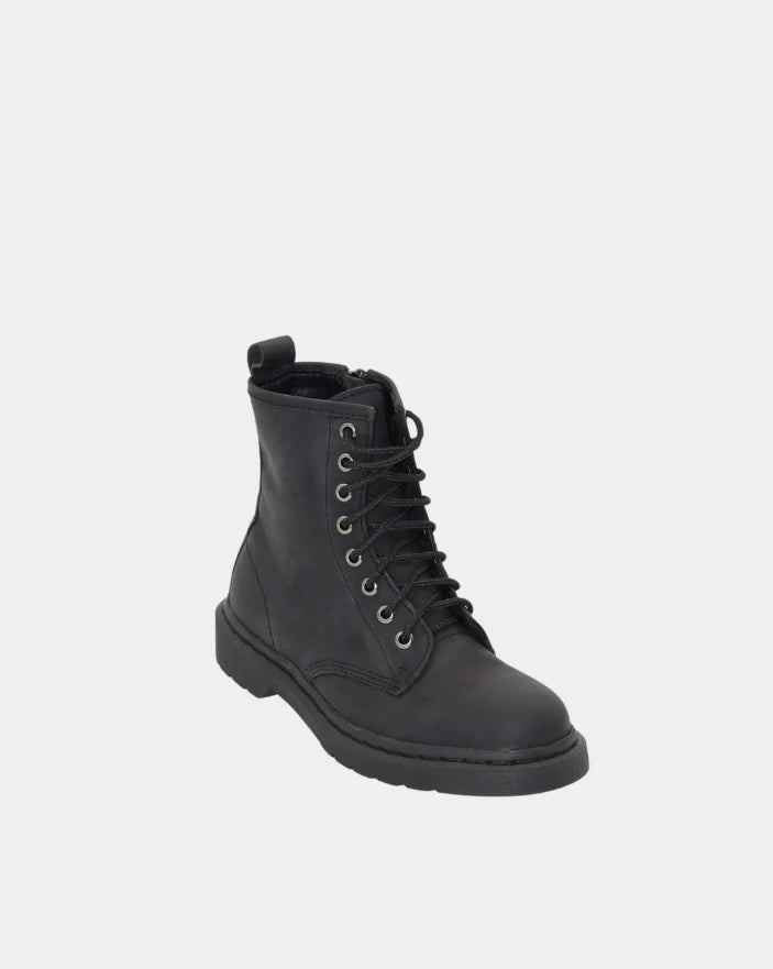 Human Porto Boot - Black Crazy Horse