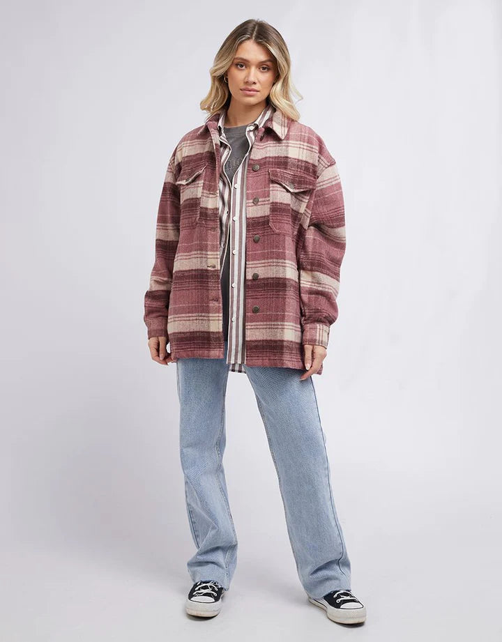Sarah Check Shacket - Check