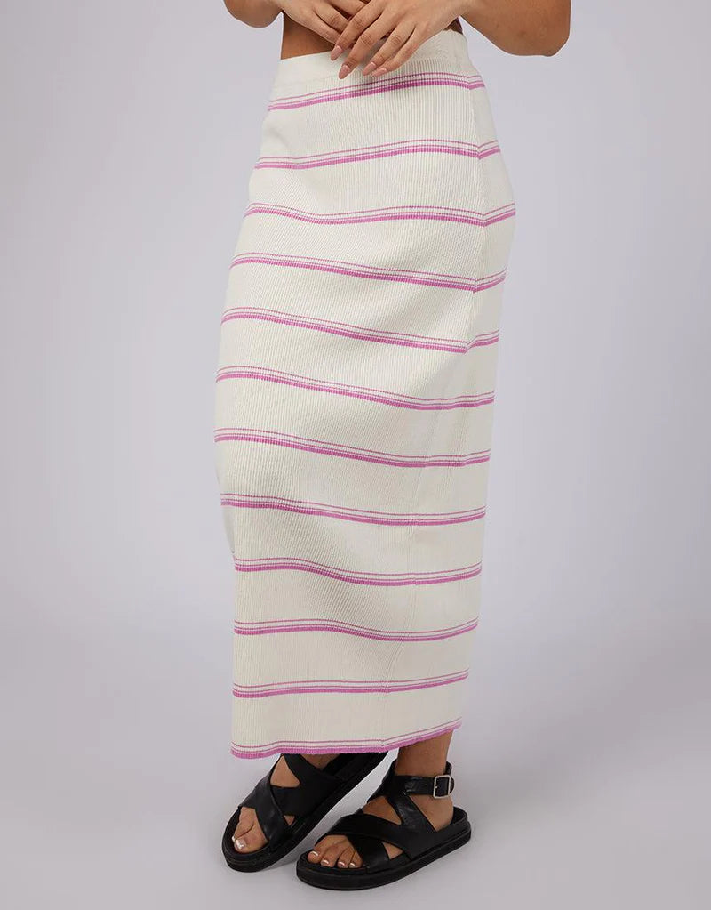 Load image into Gallery viewer, Silent Theory Jolie Midi Skirt - Bright Pink

