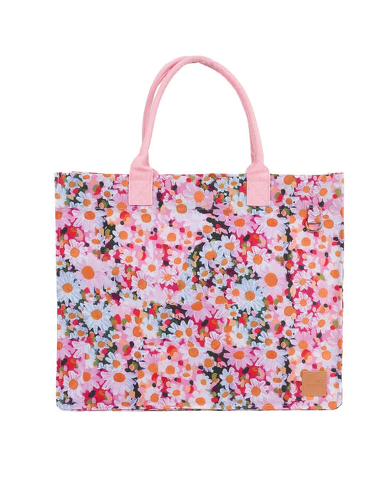 Load image into Gallery viewer, The Somewhere Co Daisy Days Ultimate Tote Bag
