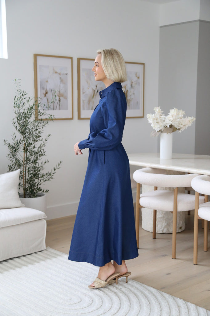 Dellsano Maxi Dress - Denim