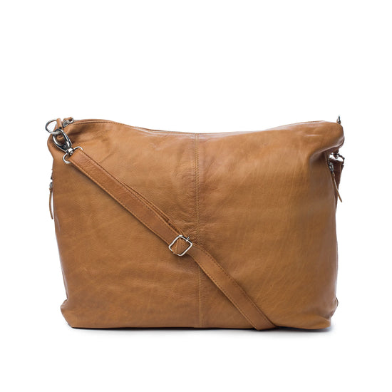 Dusky Robin Leather Adele Bag - Tan