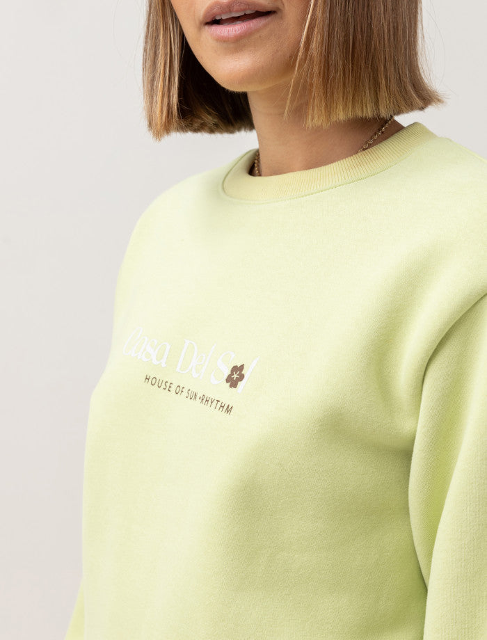 Rhythm Casa Del Sol Boyfriend Fleece - Aloe