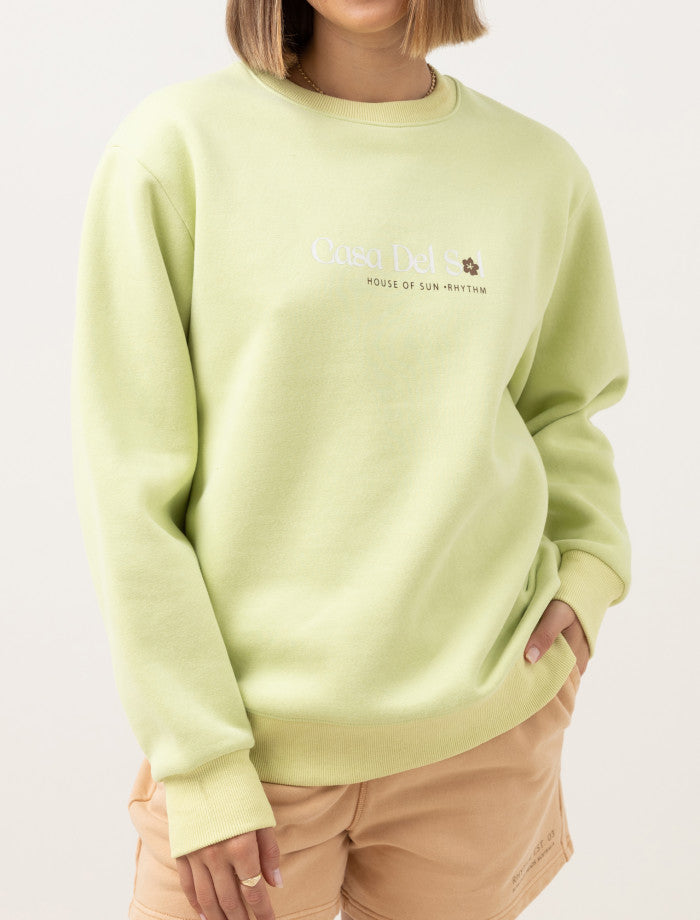 Rhythm Casa Del Sol Boyfriend Fleece - Aloe