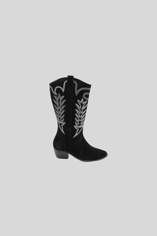 Human Dakota Boots - Black Suede