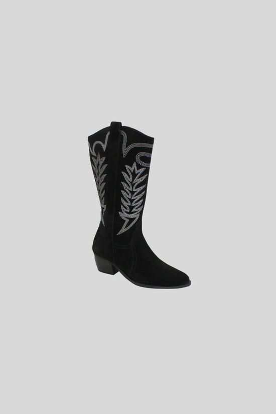 Human Dakota Boots - Black Suede