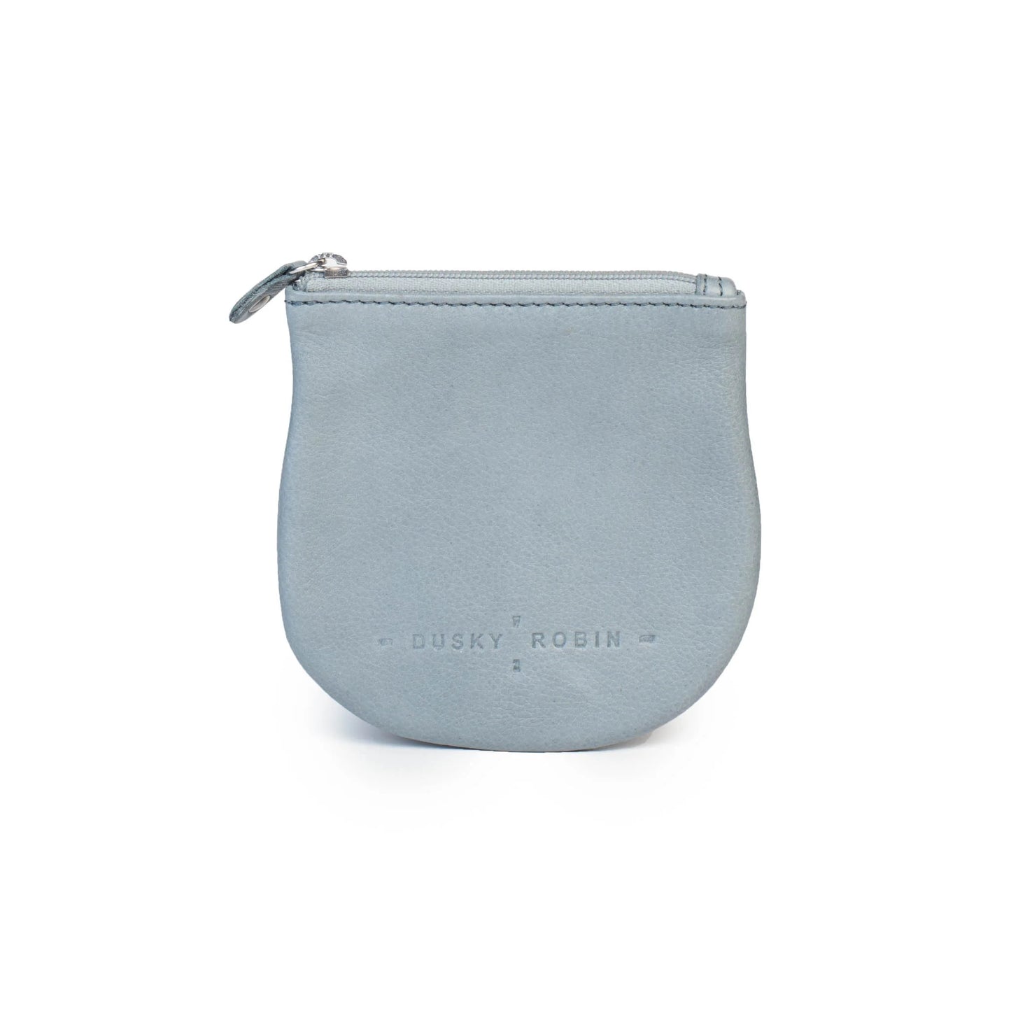 Load image into Gallery viewer, Dusky Robin Leather Lilly Coin Purse - Steel Grey
