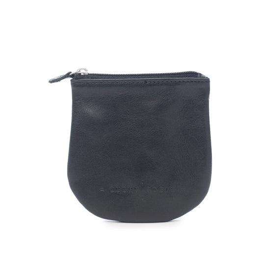 Load image into Gallery viewer, Dusky Robin Leather Lilly Coin Purse - Black
