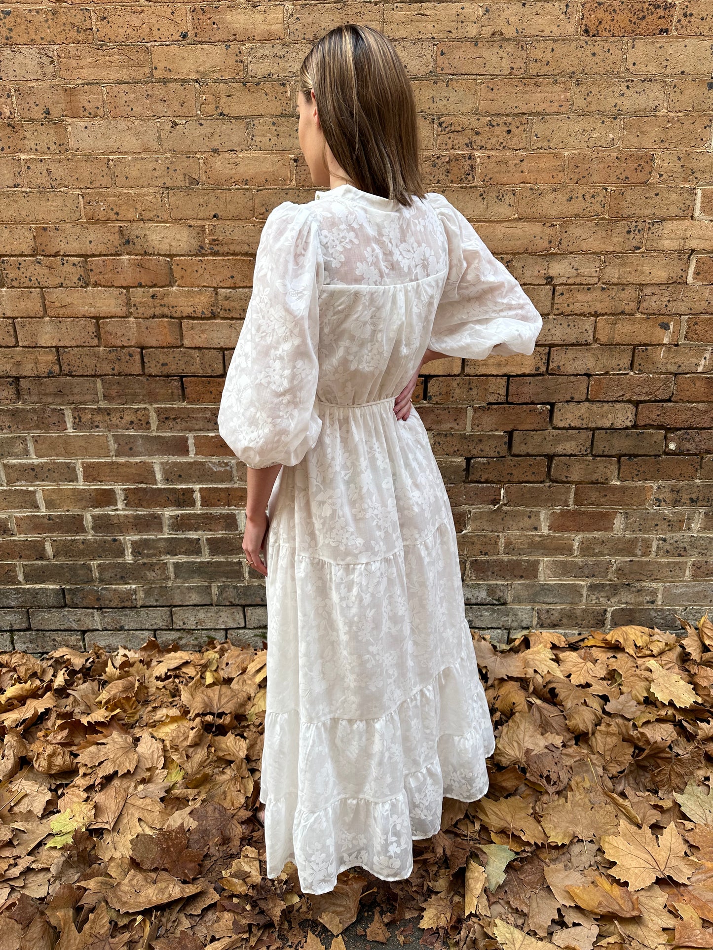 Berxley Floral Maxi Dress - White