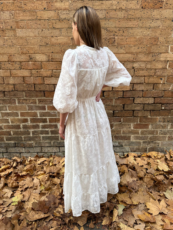 Berxley Floral Maxi Dress - White