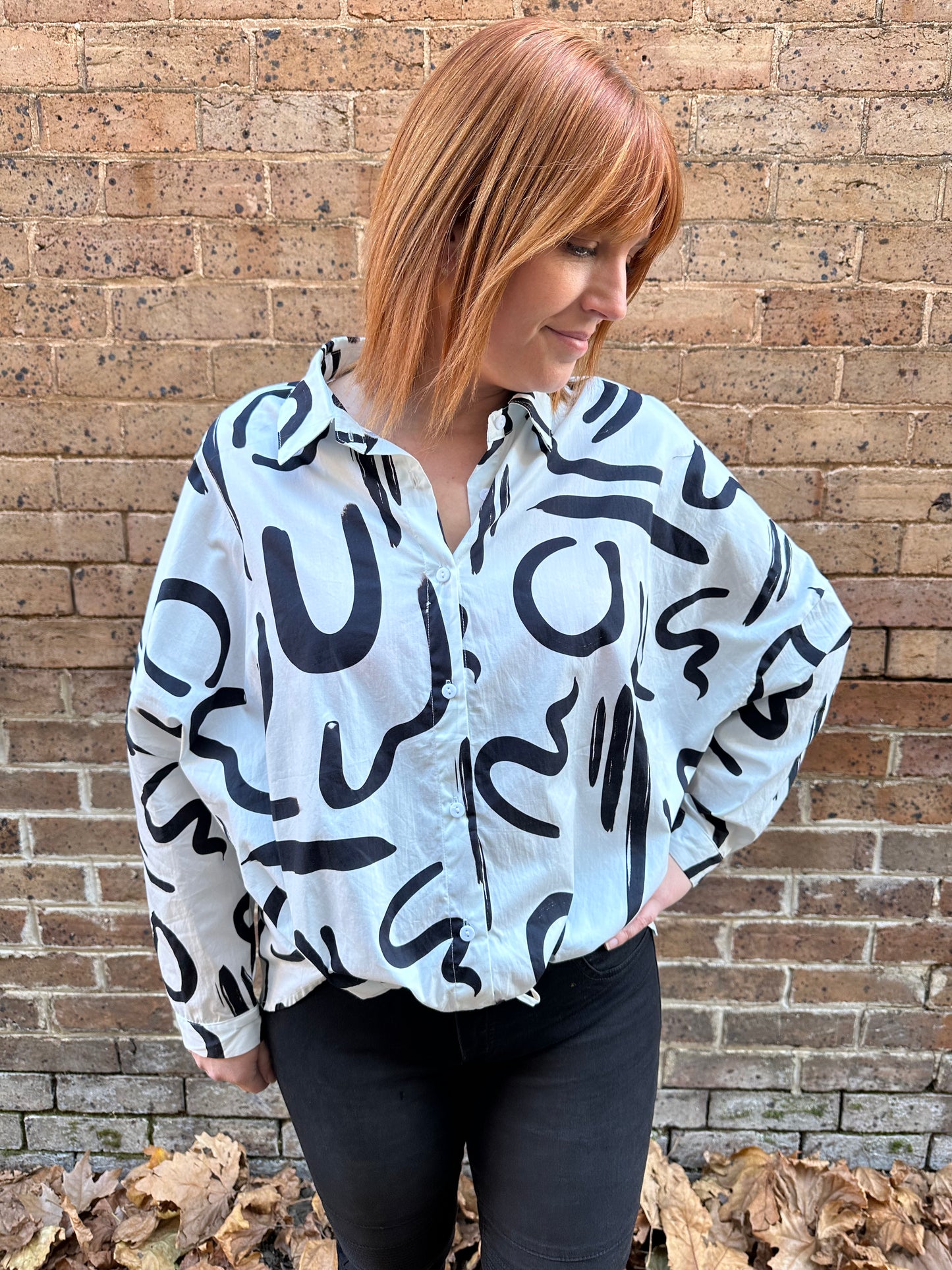 Avonmore Top - White/Black
